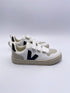 Veja V-10 velcro cwl white black